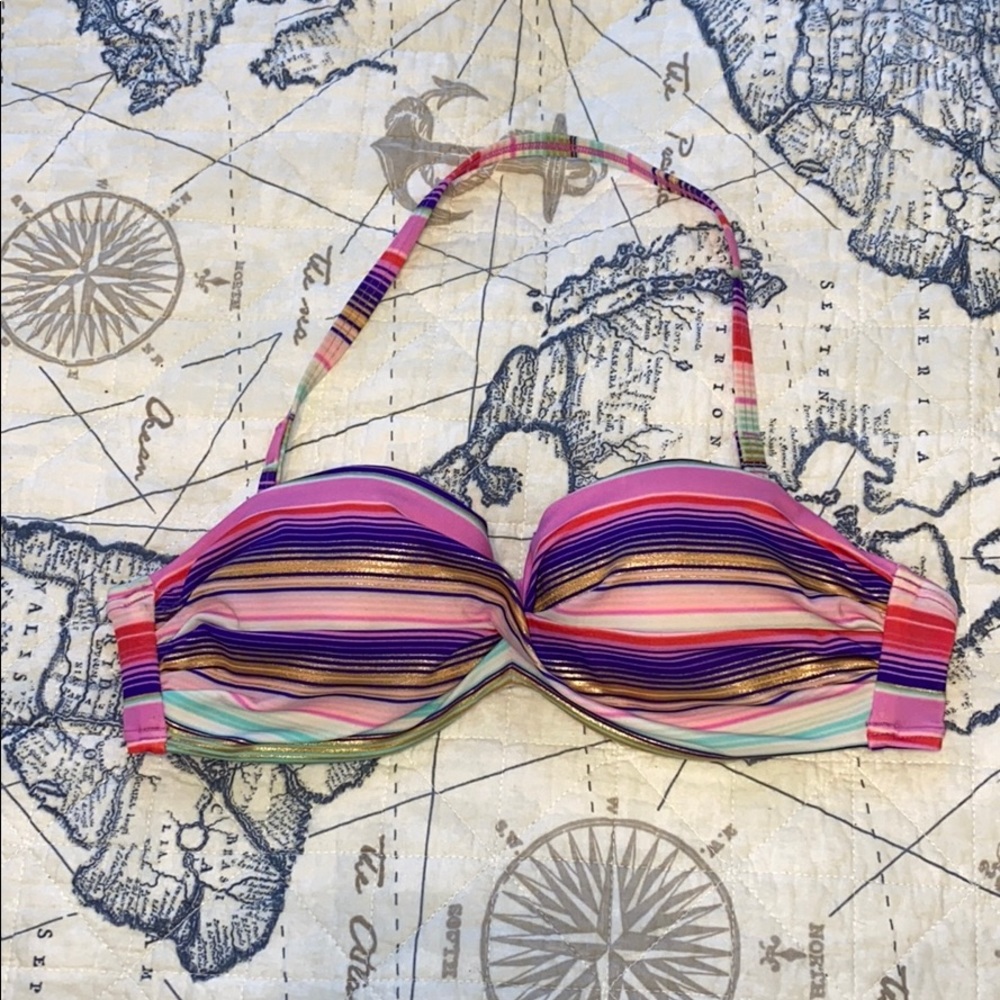 Victoria’s Secret padded halter bikini top 32B